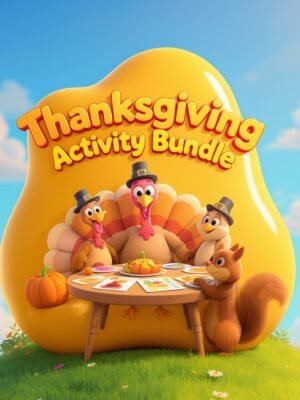 Children’s Thanksgiving Activity Bundle – Fun Printables for Kids