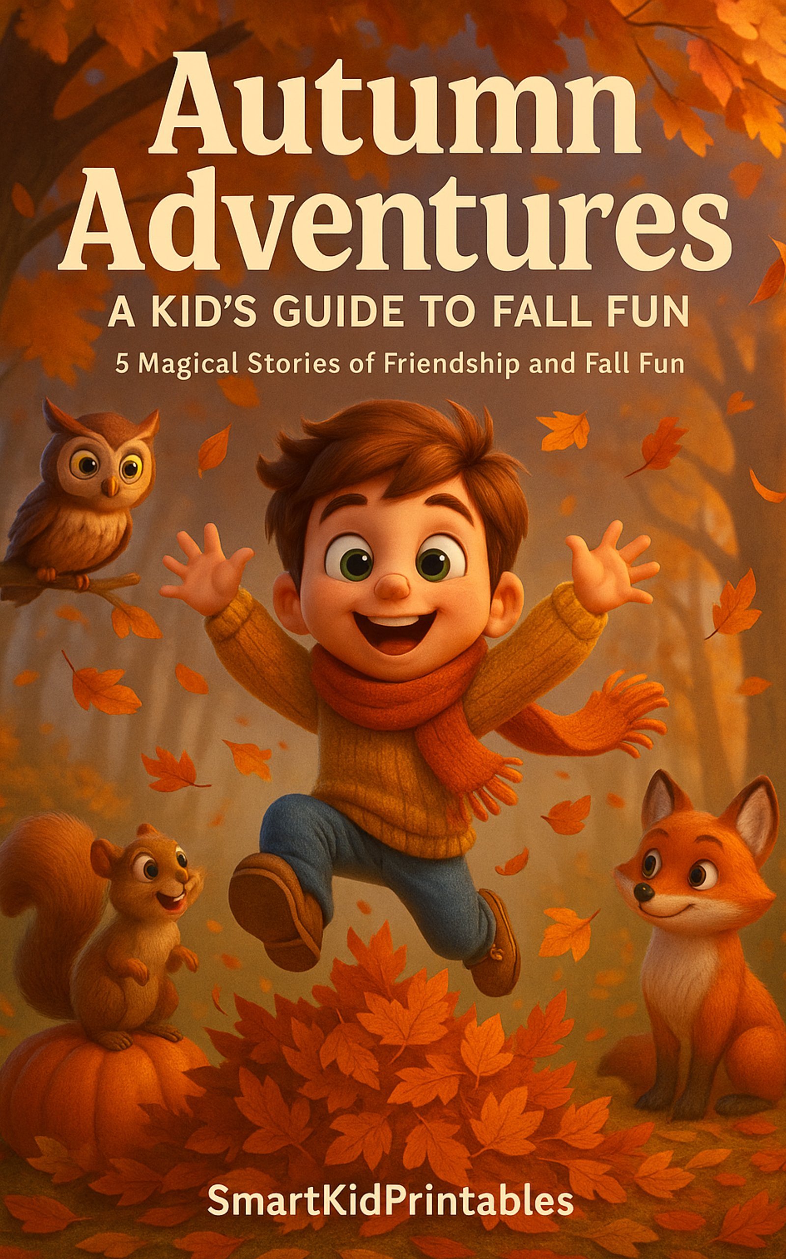 Autumn Adventures: A Kid’s Guide to Fall Fun — 5 Magical Stories of Friendship, Courage & the Colors of Fall